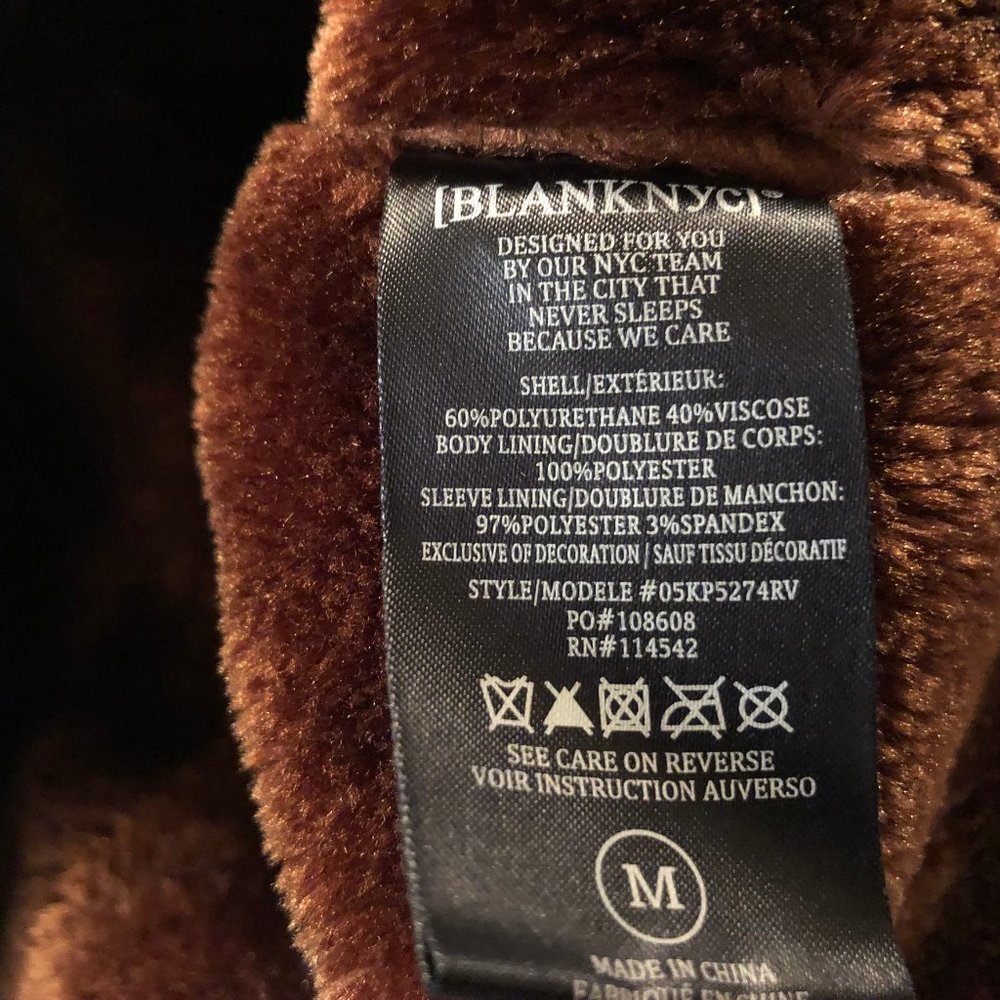 Blank Nyc Dreamers Fur & Faux Leather Moto Jacket - Picture 11 of 16